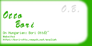 otto bori business card